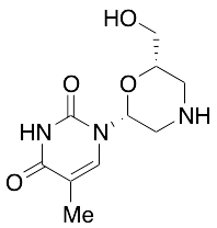 1-[(2R,6S)-6-(Hydroxymethyl)-2-morpholinyl]-5-methyl-2,4(1H,3H)-pyrimidinedione
