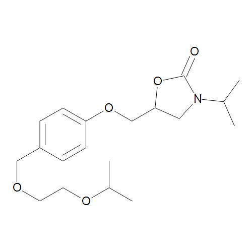 5-[[4-[[2-(1-Methylethoxy)ethoxy]methyl]phenoxy]methyl]-3-(1-methylethyl)-2-oxazolidinone