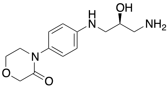 4-​[4-​[[(2S)​-​3-Amino-​2-​hydroxypropyl]​amino]​phenyl]​-3-morpholinone