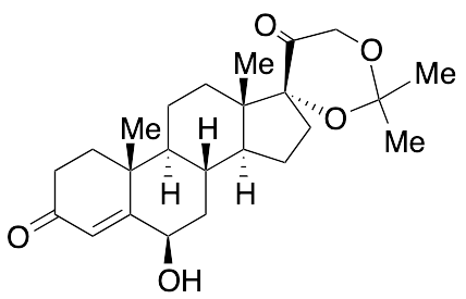 (6Beta)-6-Hydroxy-17,21-[(1-methylethylidene)bis(oxy)]-pregn-4-ene-3,20-dione