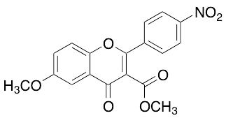 6-Methoxy-3-(methoxycarbonyl)-2-(4-nitrophenyl)-4H-benzopyran-4-one