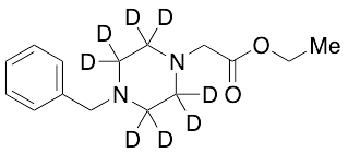 (4-Benzylpiperazin-1-yl)acetic Acid Ethyl Ester-d8