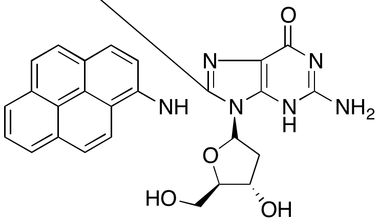 2'-Deoxy-8-(1-pyrenylamino)guanosine