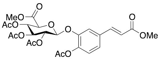 4-O-Acetyl Caffeic Acid Methyl Ester 3-O-(Tri-O-acetyl-Beta-D-glucuronic Acid Methyl Ester)