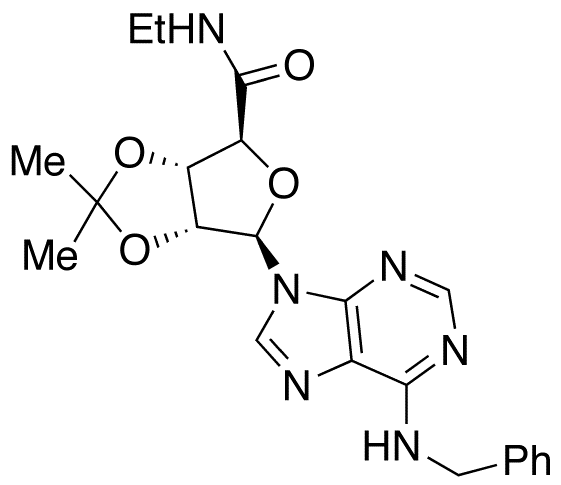 1-Deoxy-N-ethyl-2,3-O-isopropylidene-1-[6-(benzylamino)-9H-purin-9-yl]-Beta-D-ribofuranuronamide