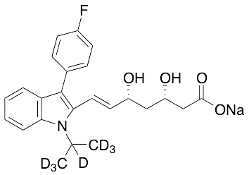 (3S,5R)-Fluvastatin Sodium Salt-d7