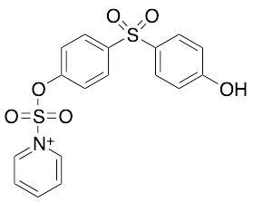 1-((4-((4-Hydroxyphenyl)sulfonyl)phenoxy)sulfonyl)pyridin-1-ium