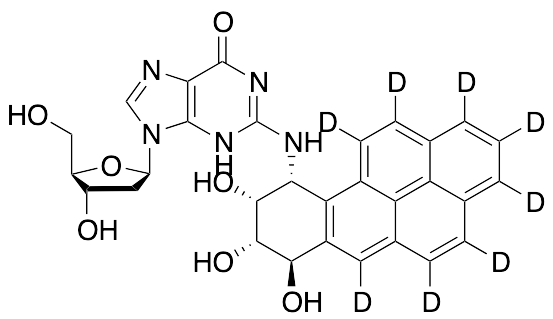 (+)-cis-anti-N2-BPDE-dG-d8