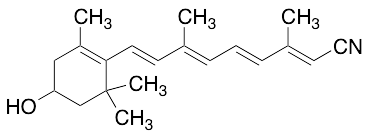 9-(4-Hydroxy-2,6,6-trimethyl-1-cyclohexen-1-yl)-3,7-dimethyl-2,4,6,8-nonatetraenenitrile