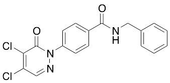 4-(4,5-Dichloro-6-oxo-1(6H)-pyridazinyl)-N-(phenylmethyl)benzamide