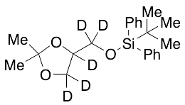 4-[[[(1,1-Dimethylethyl)diphenylsilyl]oxy]methyl]-2,2-dimethyl-1,3-dioxolane-d5