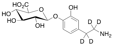 Dopamine 4-beta-D-Glucuronide-d4