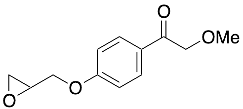 2-Methoxy-1-[4-(oxiranylmethoxy)phenyl]ethanone