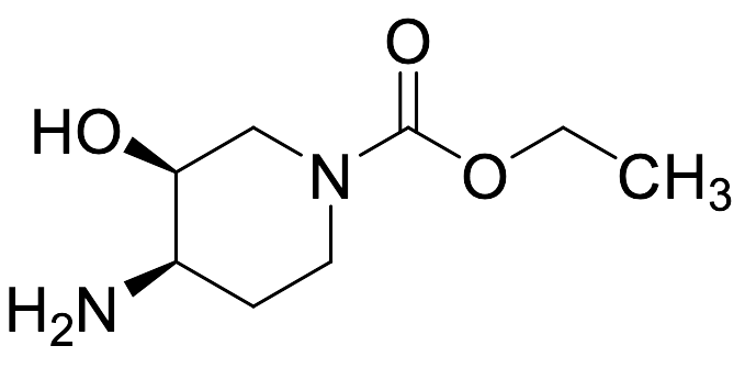 cis-4-Amino-3-hydoxy-1-piperidinecarboxylic Acid Ethyl Ester
