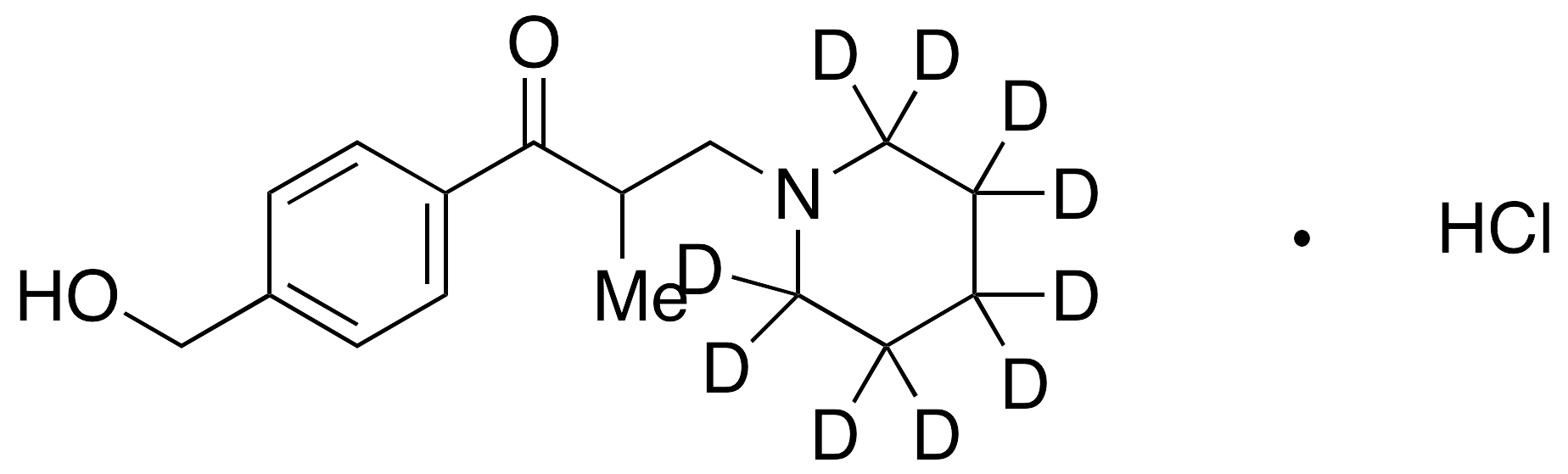 Hydroxymethyl Tolperisone-d10 Hydrochloride