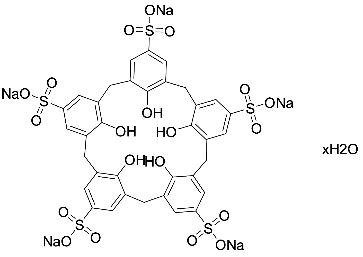 4-Sulfonatocalix[5]arene Pentasodium