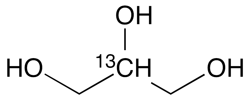 Glycerol-2-13C(~0.4 M)