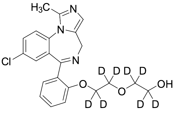2-Desfluoro-2-diethylene glycol Midazolam-d8
