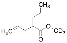 (+/-)-2-Propyl-4-pentenoic Acid Methyl Ester-d3