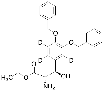 (betaR)-Ethyl beta-Hydroxy-3-(phenylmethoxy)-O-(phenylmethyl)-L-tyrosine Ester-D3