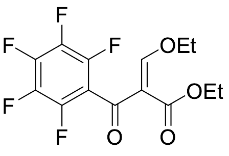 Ethyl alpha-(Ethoxymethylene)-2,3,4,5,6-pentafluoro-beta-oxobenzenepropanoate