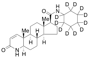 N-Des(1,1-dimethylethyl) N-Cyclohexyl Finasteride-d11
