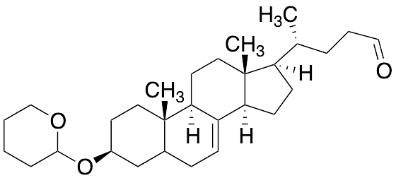 (4R)-4-((3S,9R,10S,13R,14R,17R)-10,13-dimethyl-3-((tetrahydro-2H-pyran-2-yl)oxy)-2,3,4,5,6,9,10,11,12,13,14,15,16,17-tetradecahydro-1H-cyclopenta[a]phenanthren-17-yl)pentanal