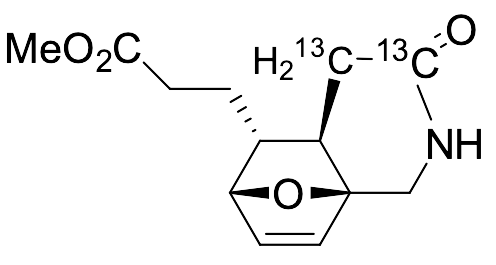 Methyl 3-((4aR,5R,6R,8aS)-3-Oxo-2,3,4,4a,5,6-hexahydro-1H-6,8a-epoxyisoquinolin-5-yl)propanoate-13C2