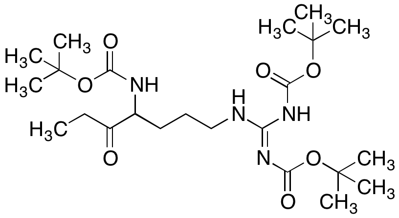 N-(4-Amino-5-oxoheptyl)guanidine N’-Boc