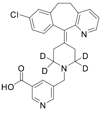 3-​Pyridinecarboxylic Acid Rupatadine-D4