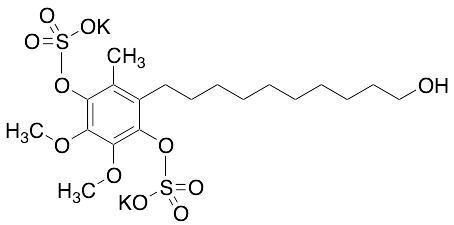 Dihydro Idebenone 1,4-O-Disulfate Dipotassium Salt