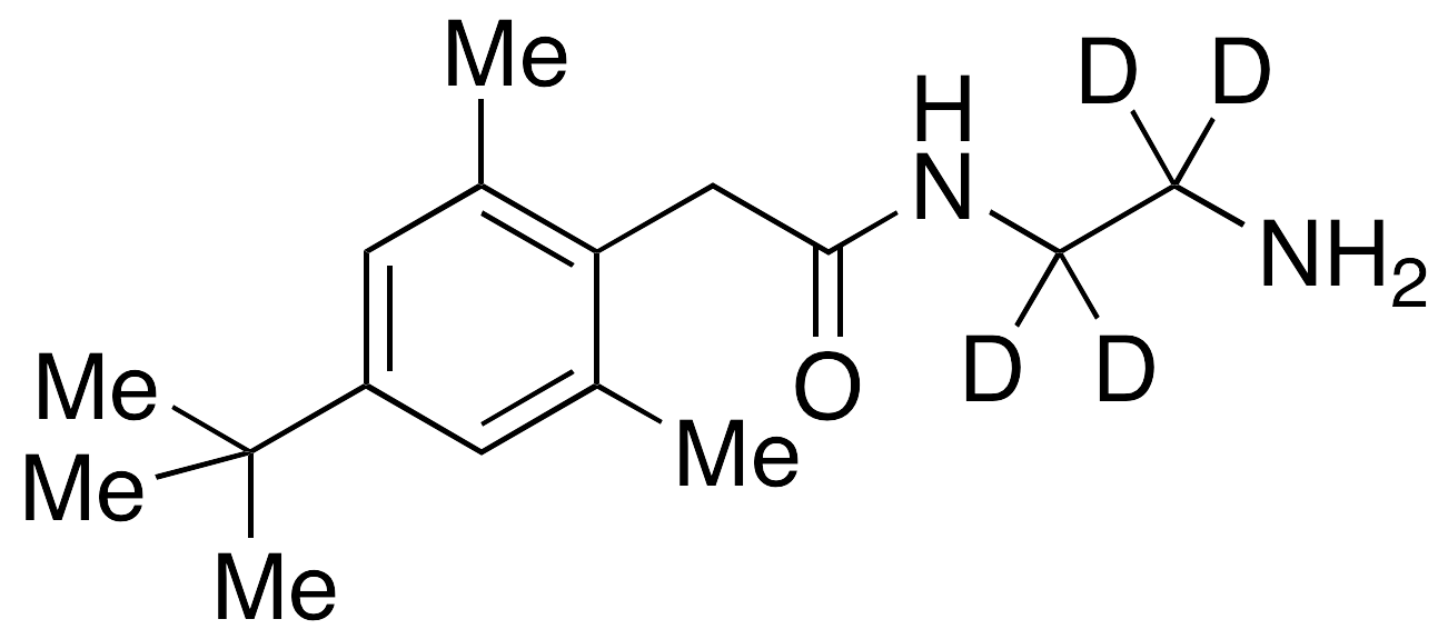 N-(2-Aminoethyl)-4-(1,1-dimethylethyl)-2,6-dimethylbenzeneacetamide-d4