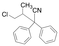 4-Chloro-3-methyl-2,2-diphenylbutyronitrile