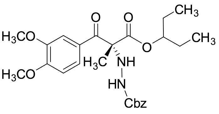 Phenylmethyl Ester 2-​[1-​(3,​4-​Dimethoxybenzoyl)​-​2-​(1-​ethylpropoxy)​-​1-​methyl-​2-​oxoethyl]​ Hydrazinecarboxylic Acid