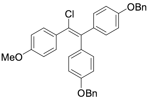 1,1'-[Chloro(4-methoxyphenyl)ethenylidene]bis[4-(phenylmethoxy)benzene