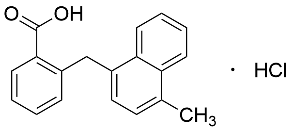 2-[(4-Methyl-1-naphthalenyl)methyl]benzoic Acid Hydrochloride