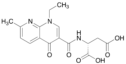 N-[(1-Ethyl-1,4-dihydro-7-methyl-4-oxo-1,8-naphthyridin-3-yl)carbonyl]-D-aspartic Acid