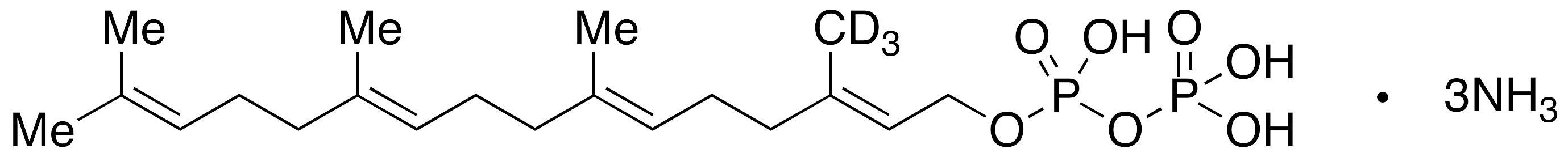 Geranylgeranyl Pyrophosphate-d3 Triammonium Salt