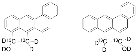 1,2-Dihydro-benz[j]aceanthrylen-2-ol-13C2,d4 and 5,6-Dihydro-benz[e]aceanthrylen-6-ol-13C2,d4