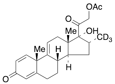 16Alpha-Methyl-d3-9,11-dehydro Prednisolone 21-Acetate
