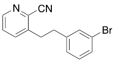 3-[2-(3-Bromophenyl)ethyl]-2-pyridinecarbonitrile