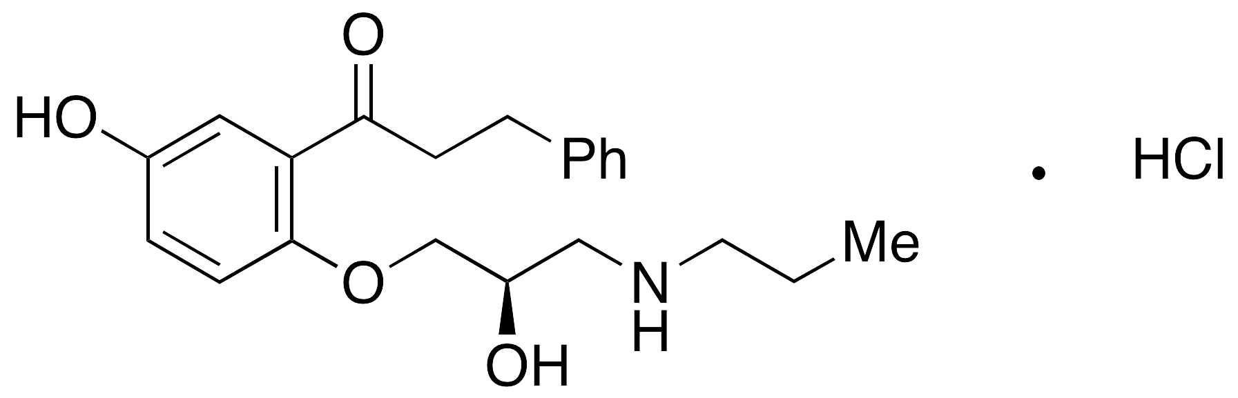 (R)-5-Hydroxy Propafenone Hydrochloride