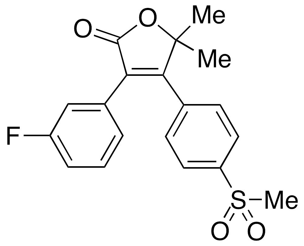 3-(3-Fluorophenyl)-5,5-dimethyl-4-[4-(methylsulfonyl)phenyl]-2(5H)-furanone