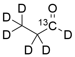 Propionaldehyde-D6, 1-C13  
