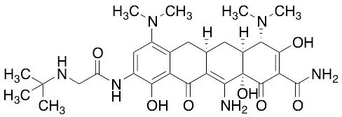 (4S,4aS,5aR,12aS)-12-Amino-9-(2-(tert-butylamino)acetamido)-4,7-bis(dimethylamino)-3,10,12a-trihydroxy-1,11-dioxo-1,4,4a,5,5a,6,11,12a-octahydrotetracene-2-carboxamide