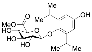4-Hydroxy Propofol 1-O-Beta-D-Glucuronic Acid Methyl Ester
