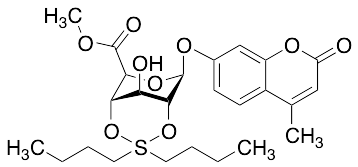 4-Methylumbelliferyl 1,2-O-(Dibutylsulfane)-alpha-L-Idopyranuronic Acid Methyl Ester