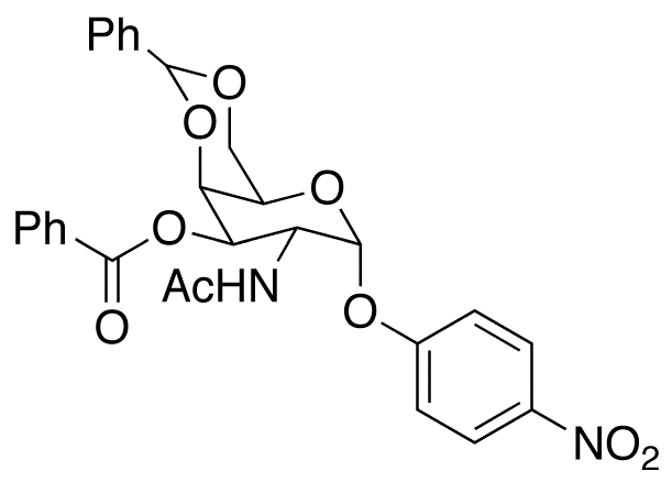 4-Nitrophenyl 2-Acetamido-2-deoxy-4,6-O-benzylidene-Alpha-D-galactopyranoside 3-Benzoate