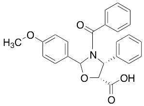 (4R,5R)-3-Benzoyl-2-(4-anisyl)-4-phenyl-5-oxazolidinecarboxylic Acid
