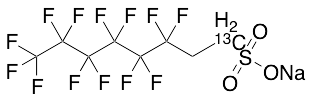 3,3,4,4,5,5,6,6,7,7,8,8,8-Tridecafluorooctane-1-sulphonic Acid Sodium Salt-13C